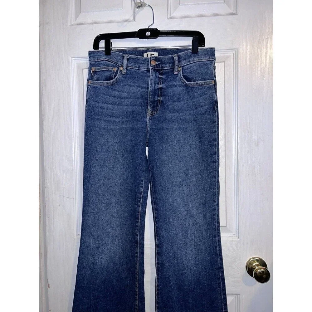 LOVERS AND FRIENDS River Verona Stretch Denim Low Rise Ultra Flare Jeans
